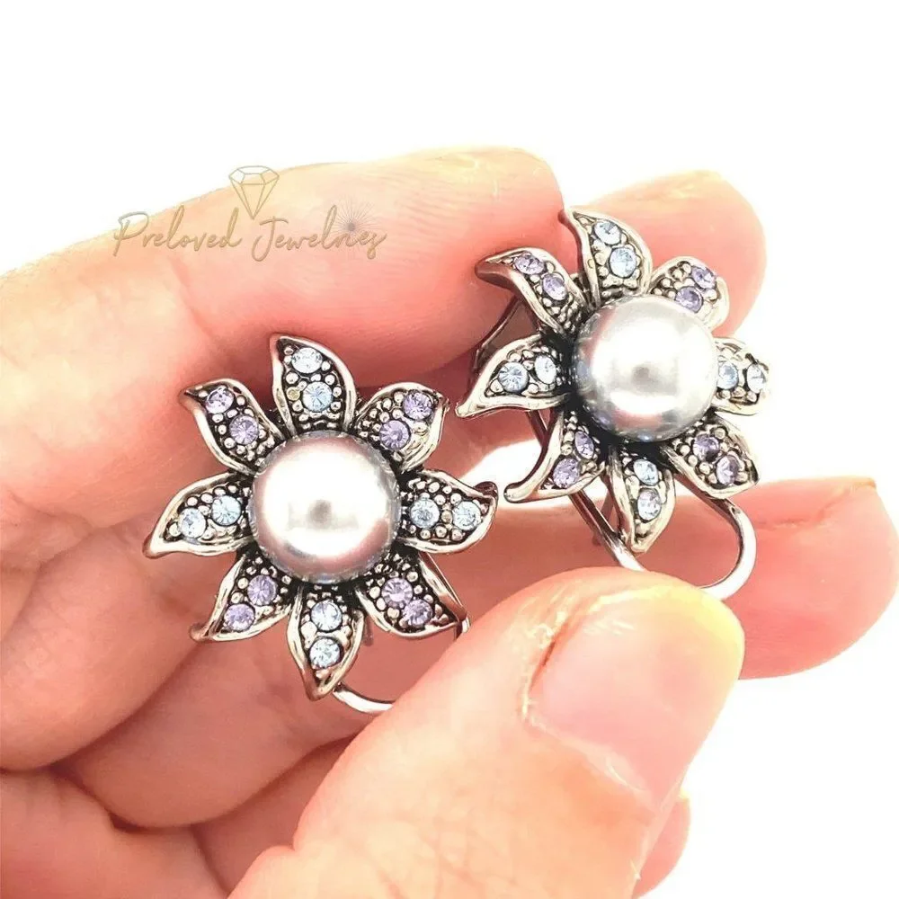 Pearl/Gemstones Earrings‎
